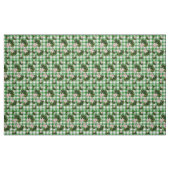 Groene Check Bunnies Stof (Fat Quarter)