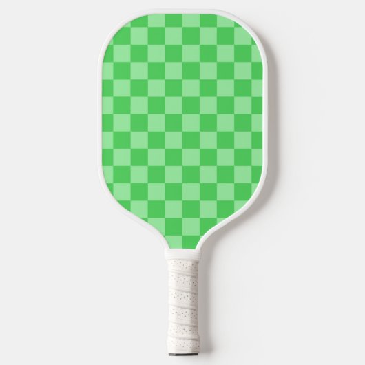 Groene Check Pickleball Paddle (Voorkant)