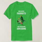 Groene Cheek Conure Cute Parrots Parrot Gift T-shirt (Design voorkant)