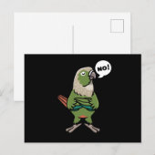 Groene Cheek Conure Green-Cheeked Parakeet Briefkaart (Voorkant / Achterkant)
