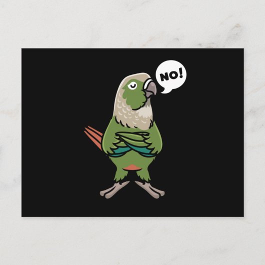 Groene Cheek Conure Green-Cheeked Parakeet Briefkaart (Voorkant)
