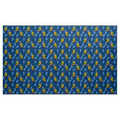 Groene Cheek Conure Paraket Fun Bird Blue Feathers Stof (Yard (91,4 cm))