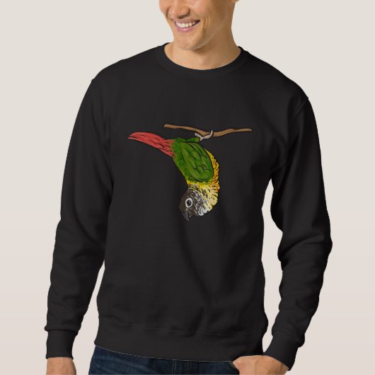 Groene Cheek Conure Parrot Bird Conure Trui (Voorkant)