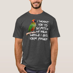 Groene Cheek Conure Parrot Bird Lover Conure Gift T-shirt