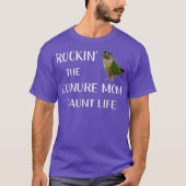 Groene Cheek Conure Shirt Conure Parrot Bird mama (Voorkant)
