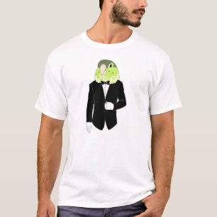 Groene Cheek Conure Tuxedo - shirt van Mannen