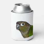 Groene Cheeked Conure Blikjeskoeler (Blikje Voorkant)