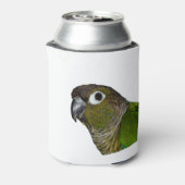 Groene Cheeked Conure Blikjeskoeler (Blikje Achterkant)