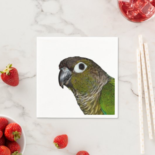 Groene Cheeked Conure Servetten (Insitu)