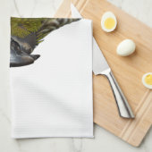 Groene Cheeked Conure Theedoek (Quarter Fold)