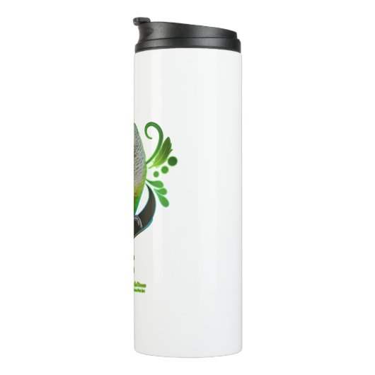 Groene Cheeked Conure Thermosbeker (Geroteerd rechts)