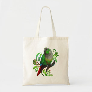 Groene Cheeked Conure Tote Bag