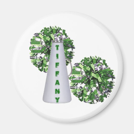 Groene Cheerleader Magneet (Voorkant)
