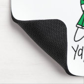 Groene Cheerleader Muismat (Hoek)