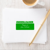 Groene Cheerleader Naam Stickers (Insitu)