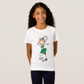 Groene Cheerleader Tshirts en Gifts (Voorkant volledig)