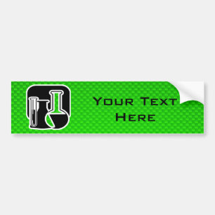 Groene chemie bumpersticker