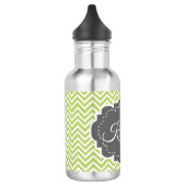 Groene Chevron Aangepaste waterfles (Links)
