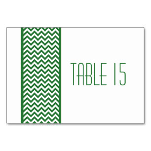 Groene Chevron Border Table Kaart