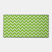 Groene Chevron Patroon Bureaumat (Voorkant)