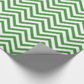 Groene Chevron Patroon zigzag textuur Cadeaupapier (Hoek)