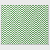 Groene Chevron Patroon zigzag textuur Cadeaupapier (Vlak)