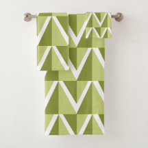 Groene Chevron Stripe