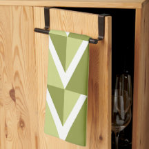 Groene Chevron Stripe