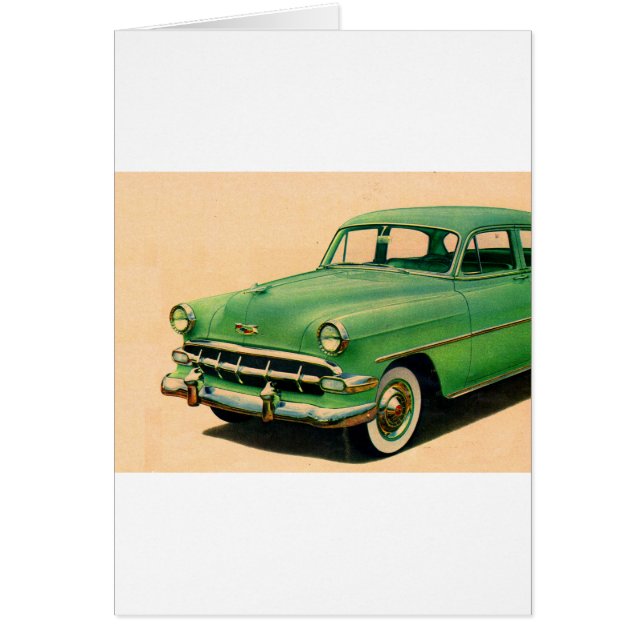 Groene Chevy uit de jaren vijftig (Voorkant)