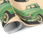 Groene Chevy uit de jaren vijftig Cadeaupapier (Rol Hoek)