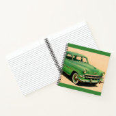 Groene Chevy uit de jaren vijftig Notitieboek (Binnen)