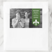 Groene Chic Flourish Banner sparen de Stickers van (Tas)