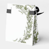 Groene Chic Huwelijksgunstdozen Bedankdoosjes (Achterkant)