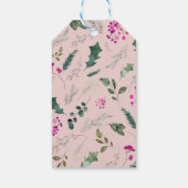 Groene Chic Merriest Kerstcadeau Tags Cadeaulabel (Achterkant)