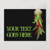 groene chili briefkaart (Voorkant)