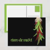 groene chili briefkaart (Voorkant / Achterkant)