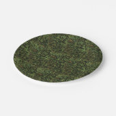 Groene Chili Pepper Patroon Party Papieren Bordje (Gekanteld)