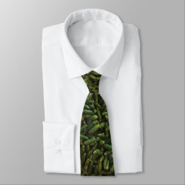 Groene Chili Pepper Patroon Stropdas