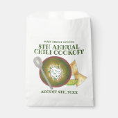 Groene Chili Verde Chili Cookoff Koken-off eten Bedankzakje (Voorkant)