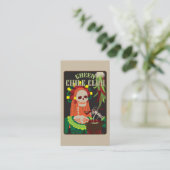 groene chili visitekaartje (Staand voorkant)