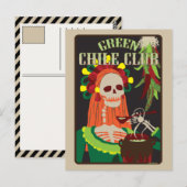 groene chilisclub briefkaart (Voorkant / Achterkant)