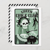 groene chilisclub briefkaart (Voorkant / Achterkant)