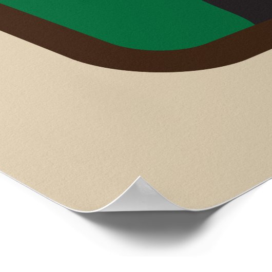 groene chilisclub poster (Hoek)