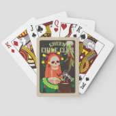 groene chilisclub speelkaarten (Achterkant)