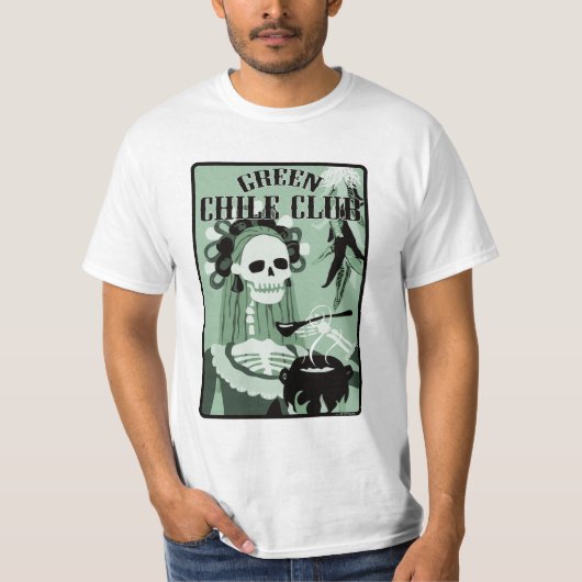 groene chilisclub t-shirt (Voorkant)
