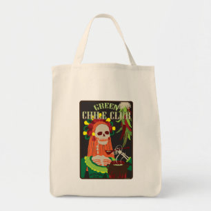 groene chilisclub tote bag