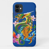 Groene Chinese Draak Koi Case-Mate iPhone Case (Achterkant)