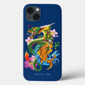Groene Chinese Draak Koi Case-Mate iPhone Case (Achterkant)