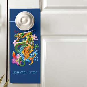 Groene Chinese Draak Koi Deurhanger