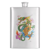 Groene Chinese Draak Koi Flacon (Voorkant)